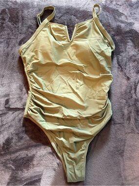 Sage Green One-Piece Swimsuit